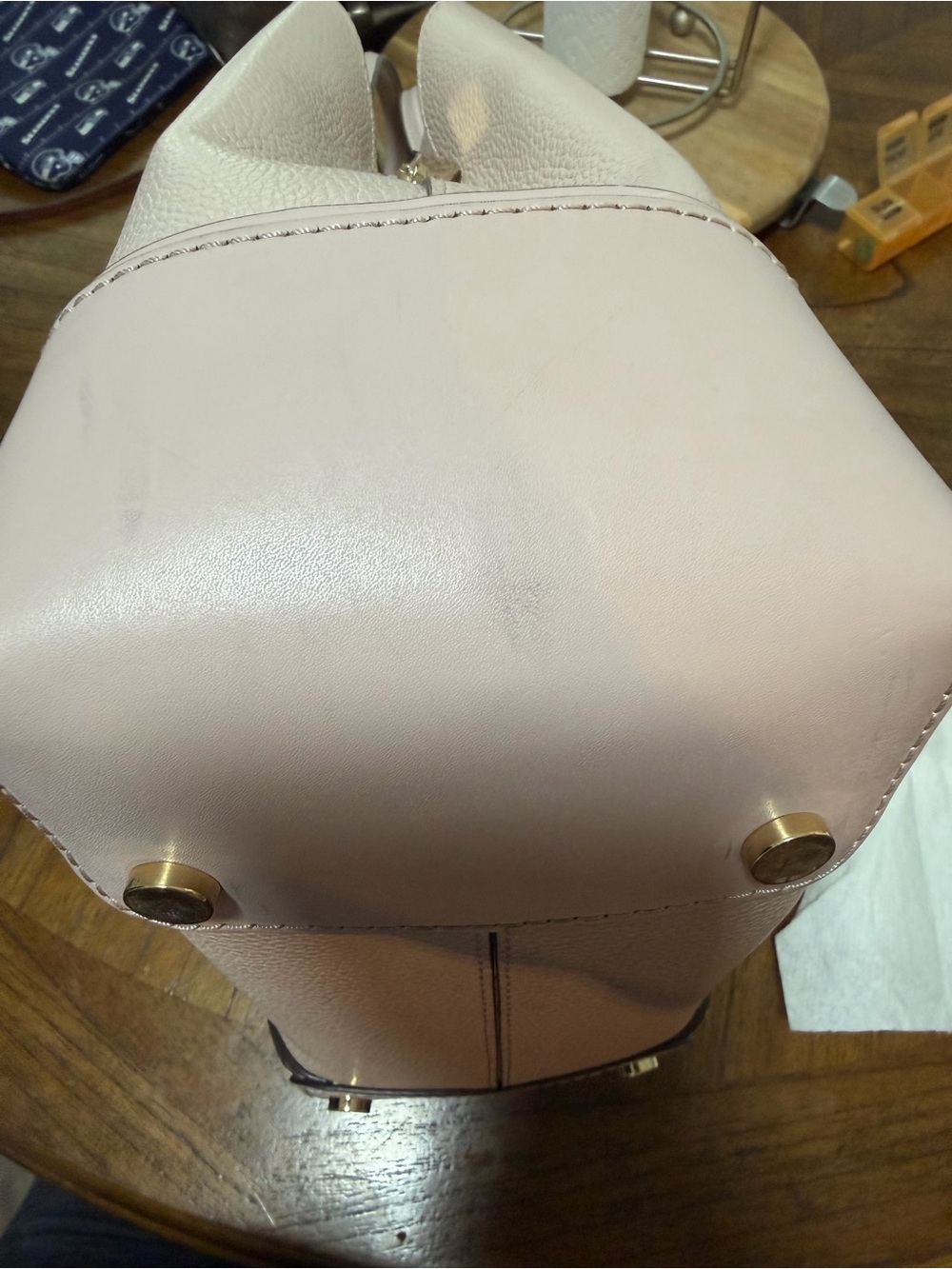 Authentic Michael Kors Mercer Gallery Medium Center Zip Tote in beautiful blush - Picture 5 of 11